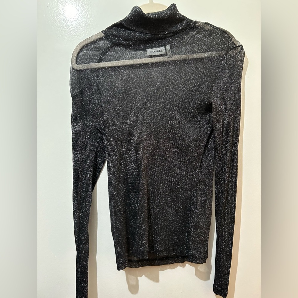 Glitter Sheer Top